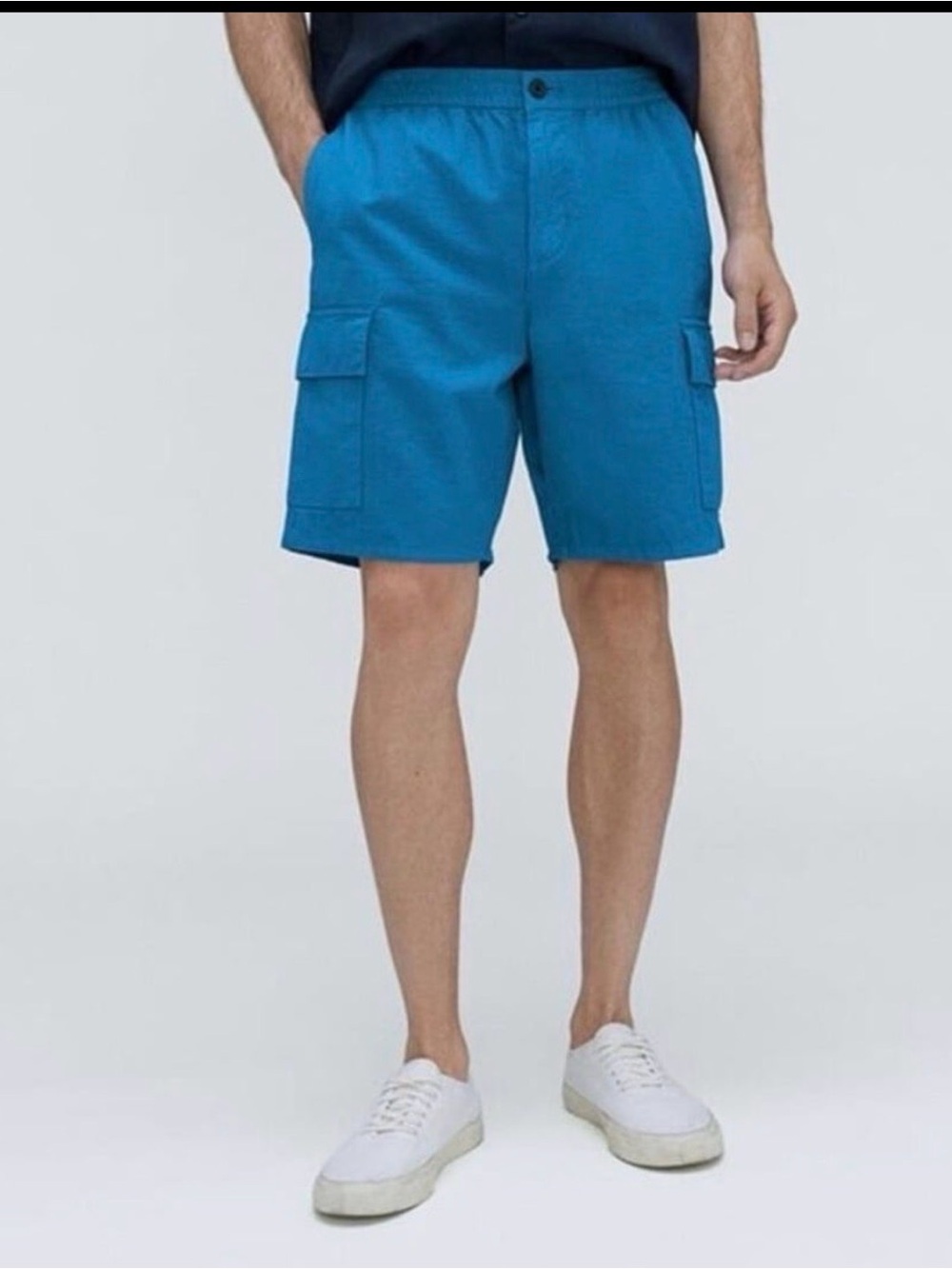 EVERLANE NWT The Linen Short In Blue size XS